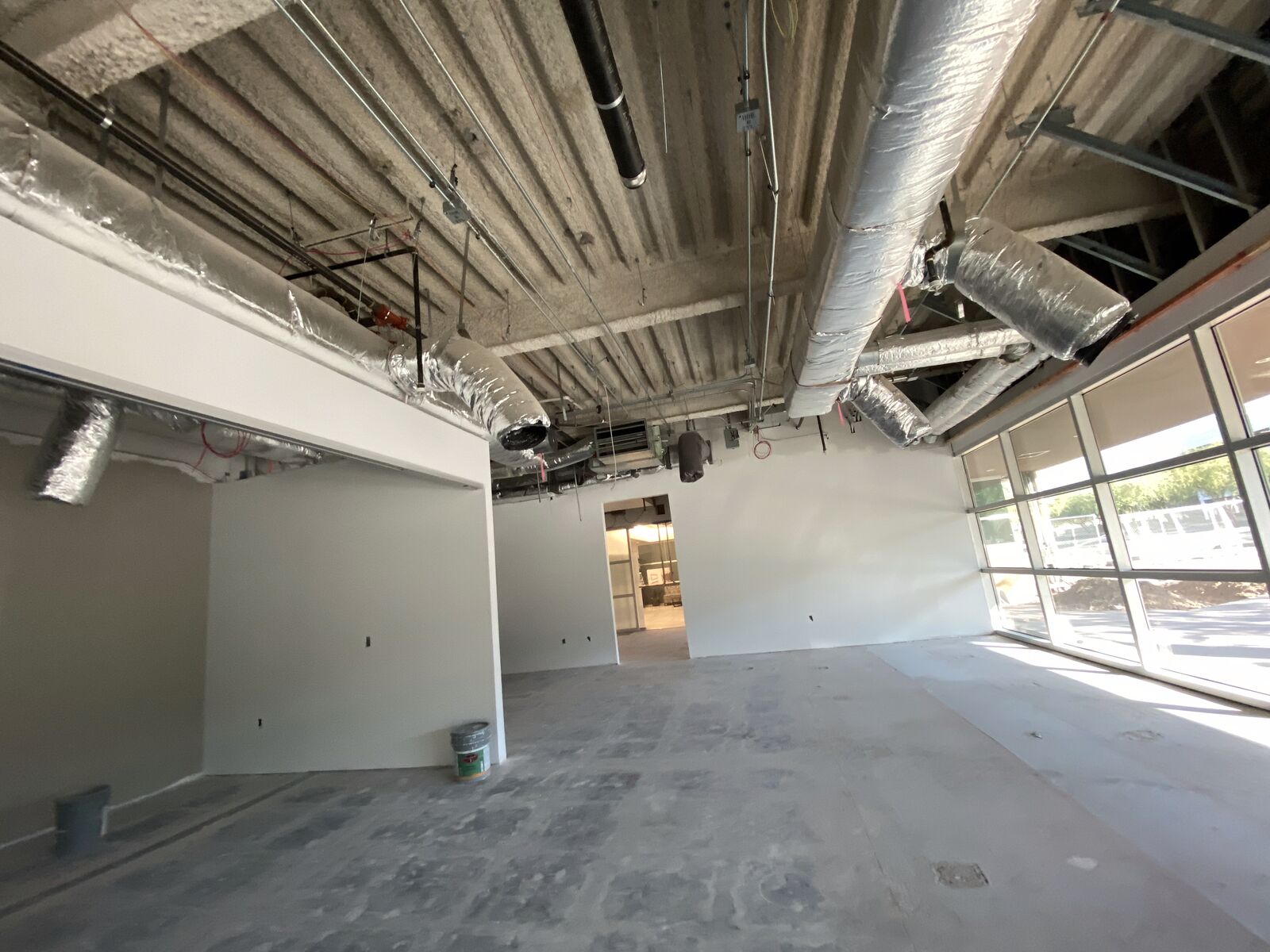 Commercial tenant improvement interior painted by Shield Coat Painting